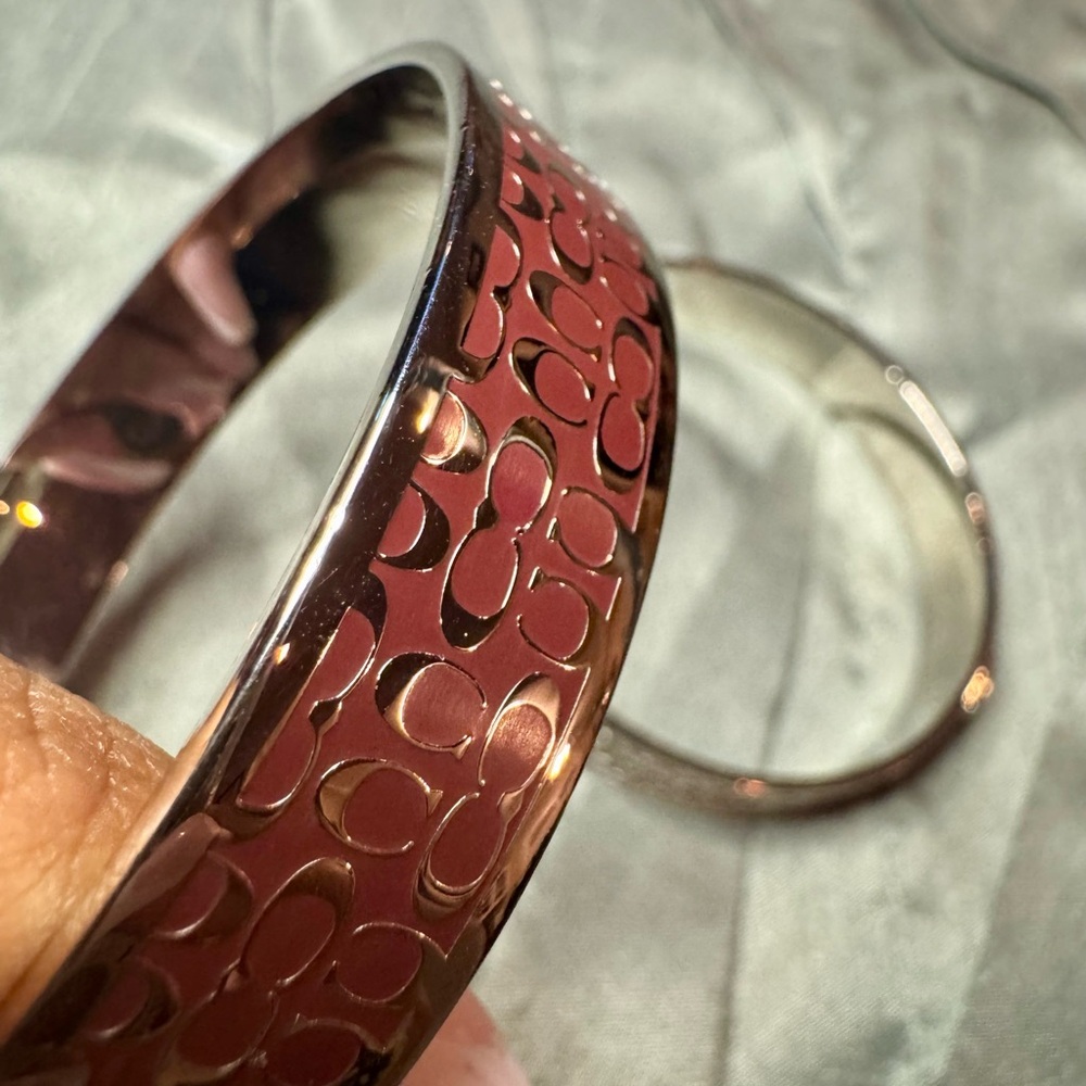 Authentic Coach Signature Bangles - Picture 3 of 9